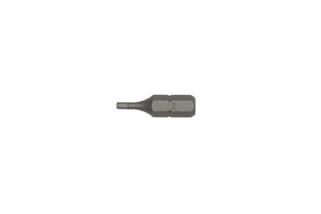 Teng Tools 2mm Hexagon Screwdriver Bits 1/4" Hex 25mm Long