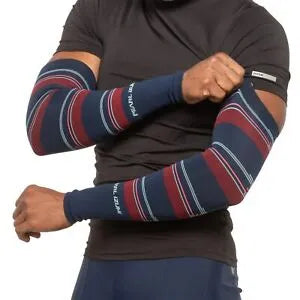 PEARL iZUMi Unisex Select Thermal Lite Arm Warmer - Midnight Navy/Port Tidal