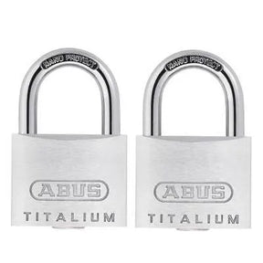 Padlock Titalium 64TI Twin Pack 20-60mm - 30mm