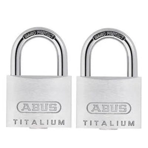 Padlock Titalium 64TI Twin Pack 20-60mm - 30mm
