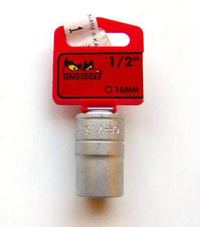 Teng Tools  1/2'' Drive Regular Metric Sockets - 16mm (6 Point)
