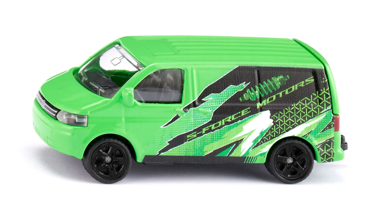 Siku 1:87 VW Transporter T5 - Diecast Model with Trailer Hitch and Detailed Finish