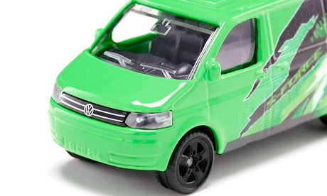 Siku 1:87 VW Transporter T5 - Diecast Model with Trailer Hitch and Detailed Finish