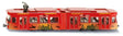 Siku 1:87 Tram - Realistic Diecast Streetcar with Metal & Plastic Detailing