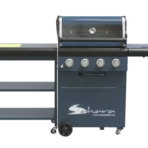 Sahara X475 Burner Gas BBQ w/ BBQ Wood Chips