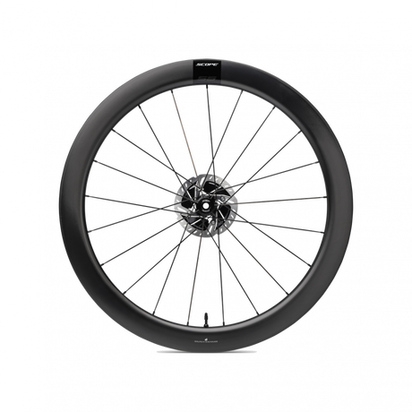Scope S5 Disc Carbon Road Wheelset - 55mm Aero, Tubeless, 1723g, Shimano/SRAM Compatible