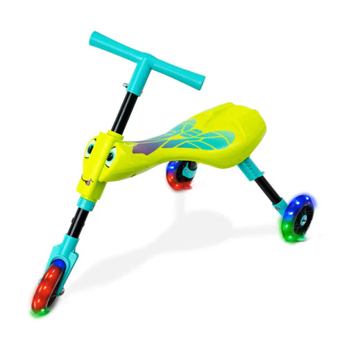 TP Scuttlebug Firefly Ride-On - Folding 3-Wheel Toddler Trike with Light-Up Wheels (8615)