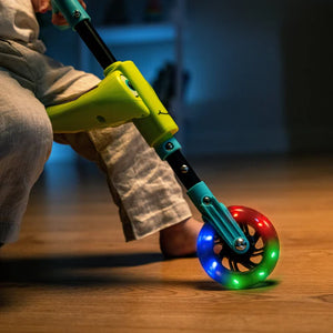 TP Scuttlebug Firefly Ride-On - Folding 3-Wheel Toddler Trike with Light-Up Wheels (8615)