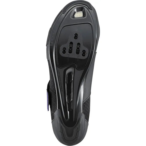 Shimano IC1 (IC100) Indoor Cycling Shoes, Black, Size 47 - Breathable and Secure Fit