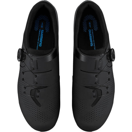 Shimano RC3 (RC302) Wide Fit Road Cycling Shoes - Black, Size 46