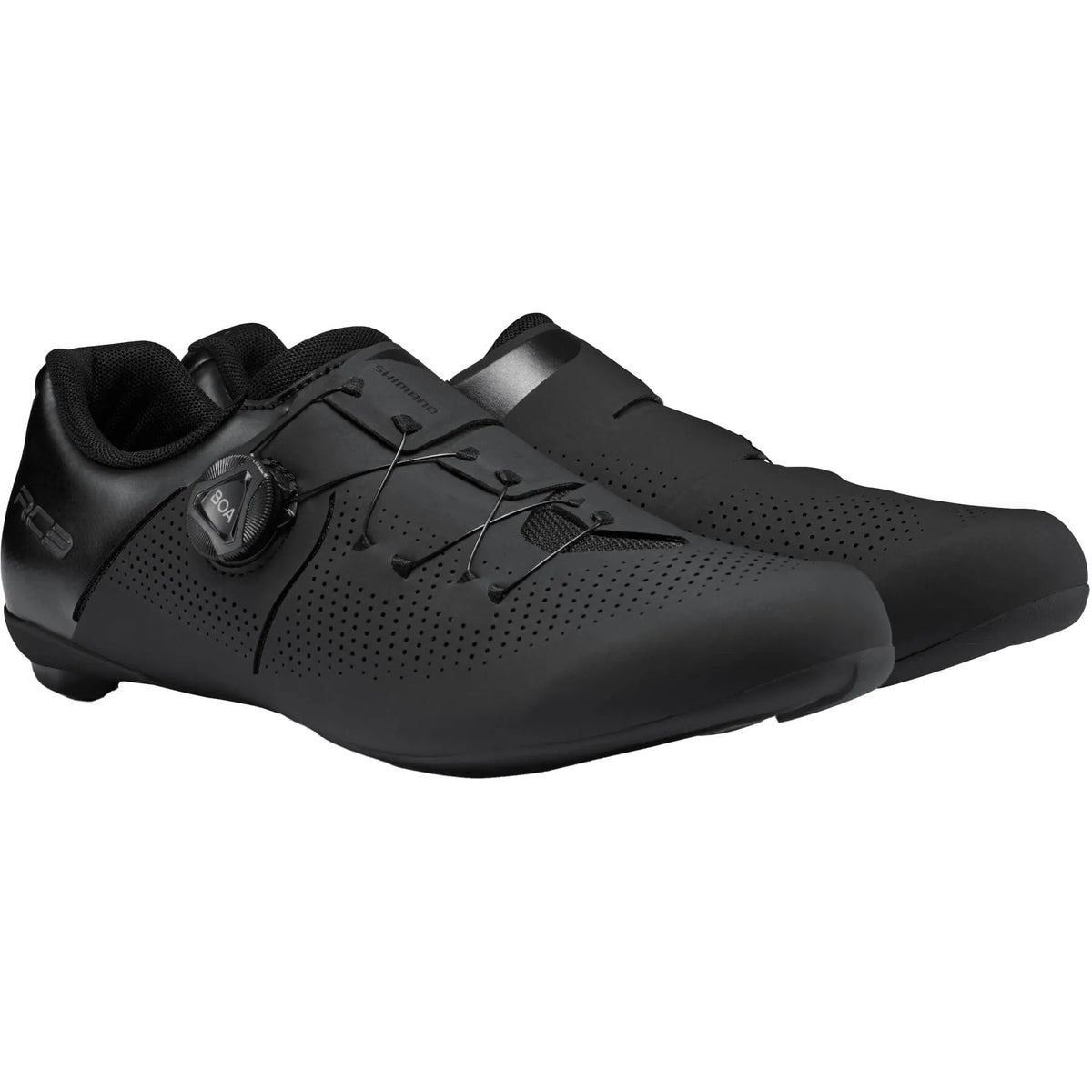Shimano RC3 Road Cycling Shoes - Black, Size 47, BOA Closure, SPD-SL
