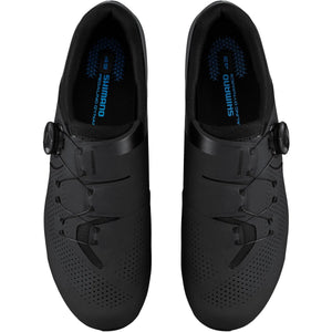 Shimano RC3 Wide Cycling Shoes - RC302 Road Shoes Black, Size 47