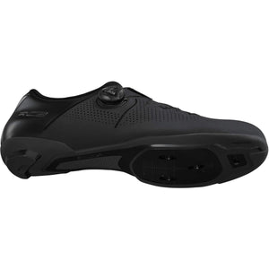 Shimano RC3 Wide Cycling Shoes - RC302 Road Shoes Black, Size 47