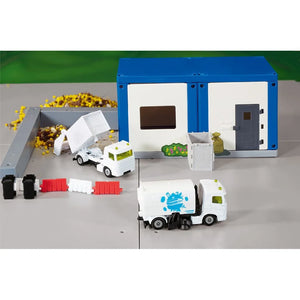 SIKU 1:87 Municipal Set - Road Sweeper and Garbage Truck