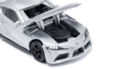 Siku 1:87 Toyota GR Supra - Diecast Sports Car with Detailed Engine and Sport Styling