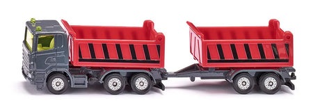 Siku 1:87 Truck with Dumper Body and Tipping Trailer - Construction Site Die-Cast Model
