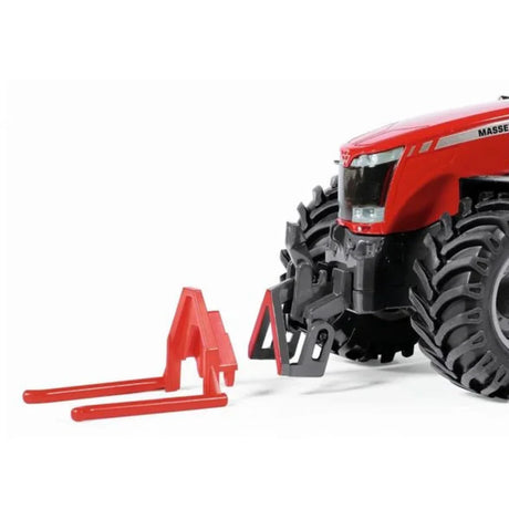  Siku Massey Ferguson 8680 with front bale lifter