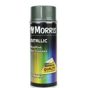 Morris Metallic Acrylic Spray Paint Silver 400ml