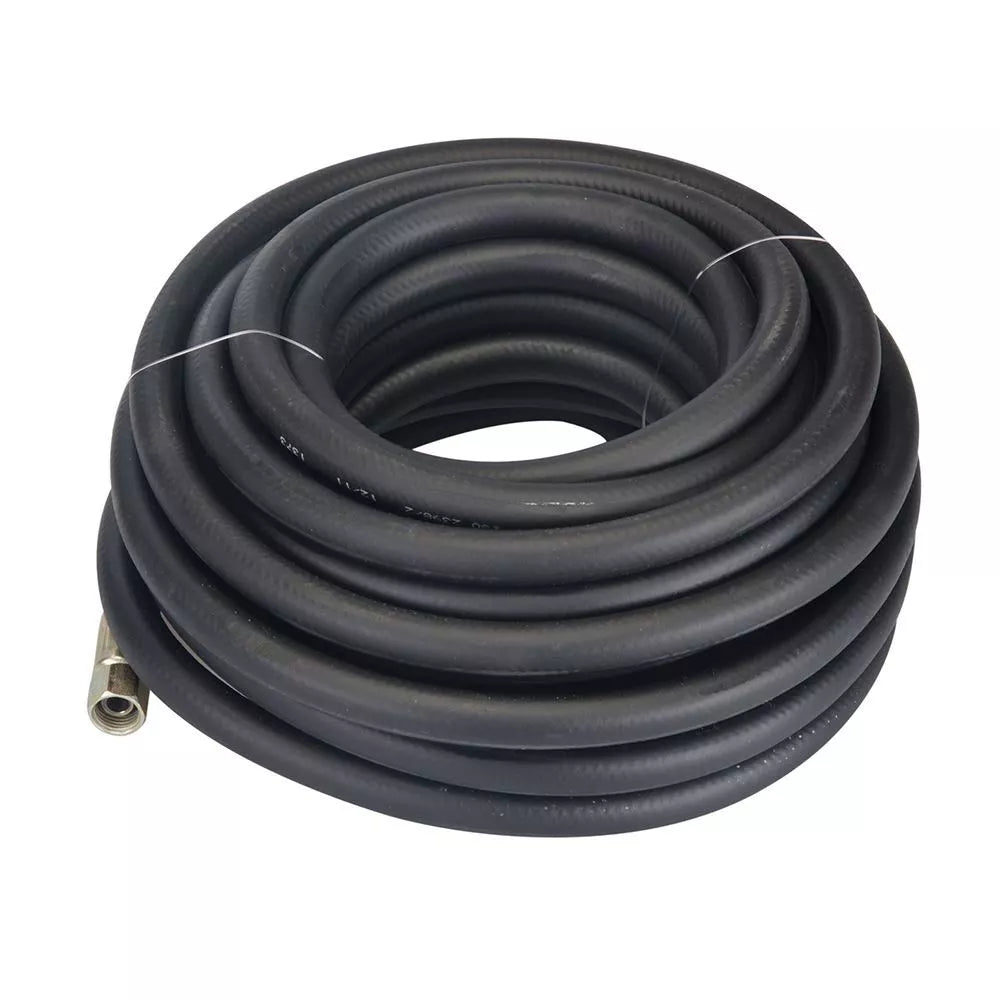 Silverline Air Line Rubber Hose 10m with 1/4 ends