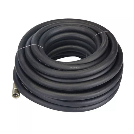 Silverline Air Line Rubber Hose 10m with 1/4 ends