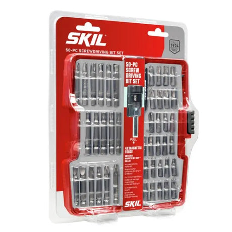 SKIL 2610S00917 50-pc Screwdriving Bit Set with BIT GRIP™ Magnetic Bit Holder