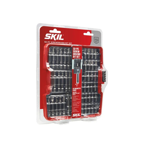 SKIL 2610S00917 50-pc Screwdriving Bit Set with BIT GRIP™ Magnetic Bit Holder