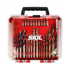 SKIL 30-PC Drill and Screwdriving Set 2610S00919 - Versatile Kit with Wood, Stone, and Steel Bits