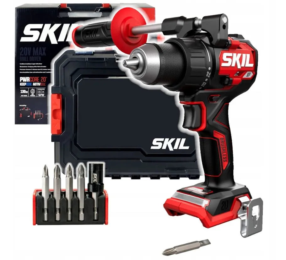 Skil DD1E3080JA SKIL 3080 'XP' Brushless Cordless Drill | Powerful 20V Max Drill for Professionals - 5 Year Warranty