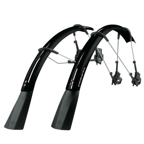 SKS Raceblade Pro XL Mudguard Set - Black | Clip-On Road Bike Mudguards for 25-32mm Tyres