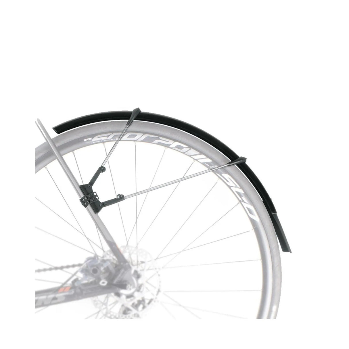 SKS Raceblade Pro XL Mudguard Set - Black | Clip-On Road Bike Mudguards for 25-32mm Tyres