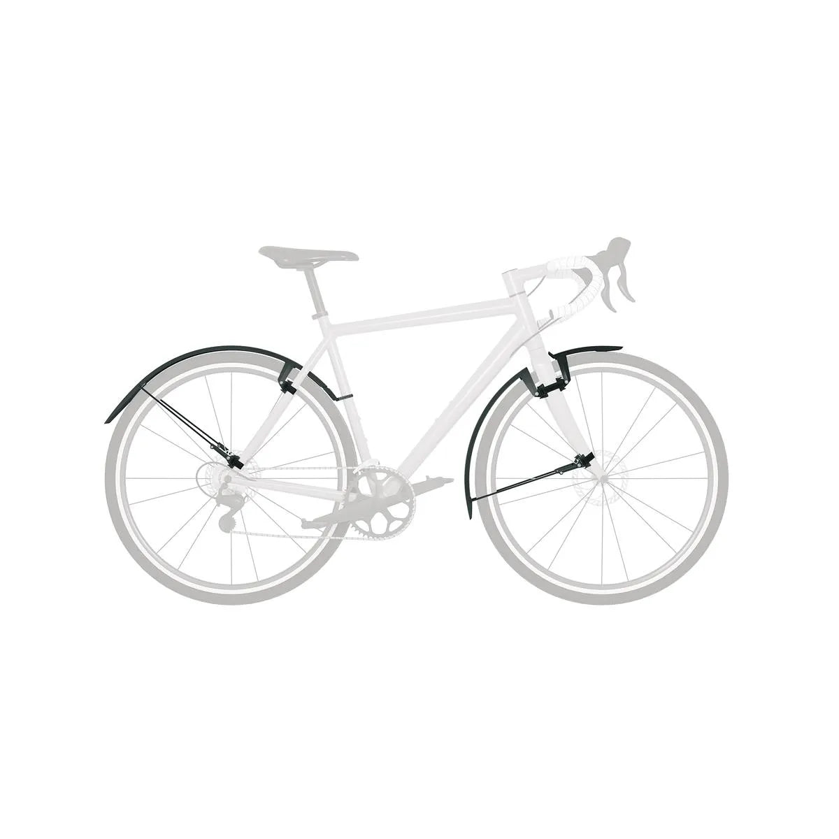 SKS Speedrocker Mudguard Set SKMSPEEDB - Gravel & Road Bike Fenders for 700c Tyres 32-42mm