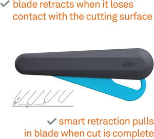 Slice 10564 Smart-Retracting Squeeze-Trigger Utility Knife - Finger-Friendly Ceramic Blade
