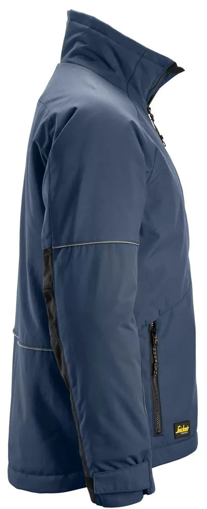Snickers 1158 AllroundWork Navy/Black Winter Jacket  Medium - Insulated & Water-Repellent Workwear