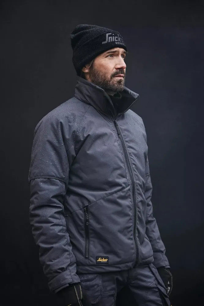 Snickers 1158 AllroundWork Navy/Black Winter Jacket  Medium - Insulated & Water-Repellent Workwear