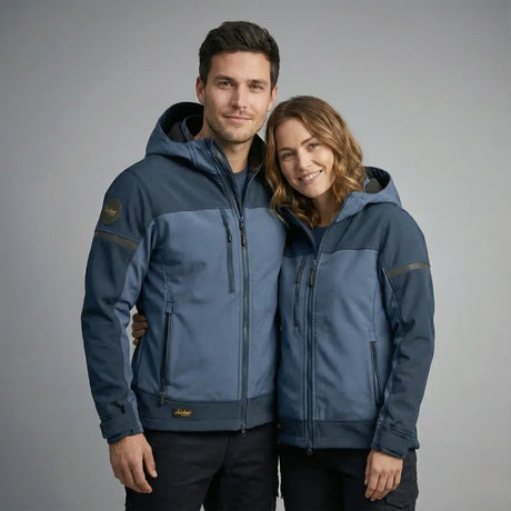 Snickers 1226 AllroundWork Hooded Softshell Stretch Jacket Navy