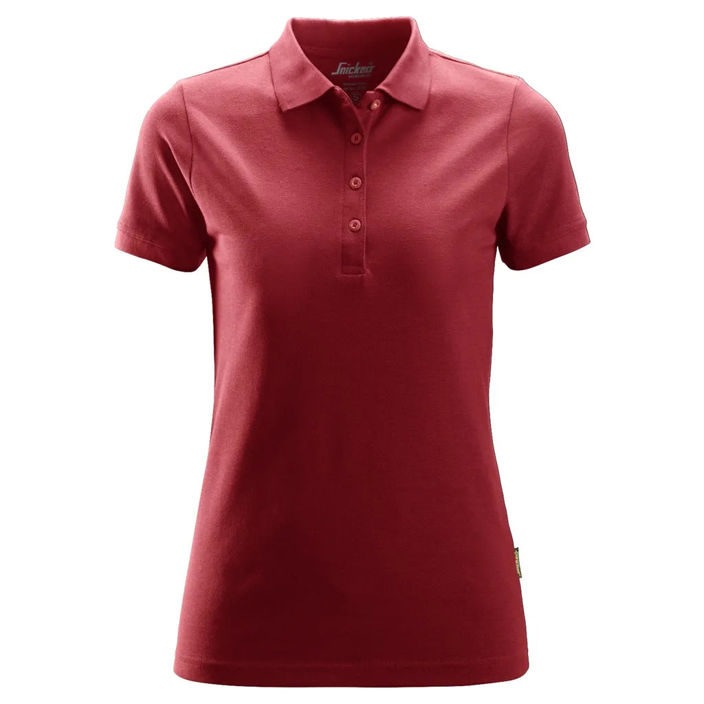 Snickers 2702 Women’s Red Polo Shirt 