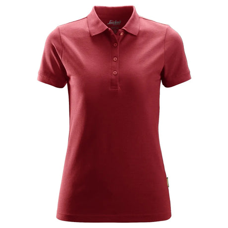 Snickers 2702 Women’s Red Polo Shirt 