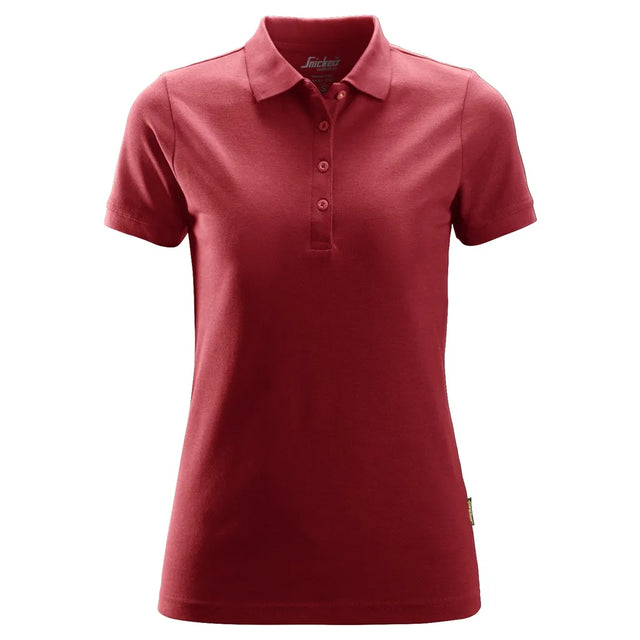 Snickers 2702 Women’s Red Polo Shirt 
