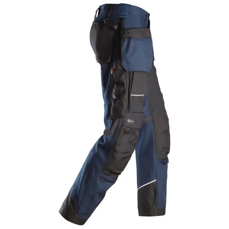 Snickers 6214 RuffWork Canvas Work Trousers (Navy/Black) 