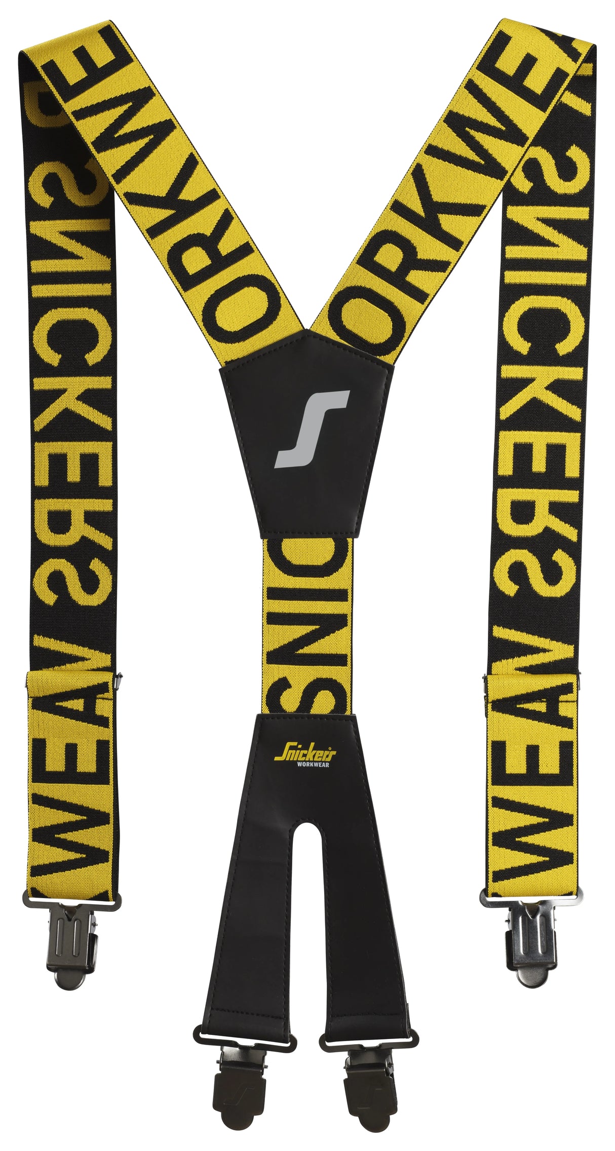 Snickers Logo Braces with Secure Clips – Durable, Ergonomic Elastic Braces for Everyday Comfort