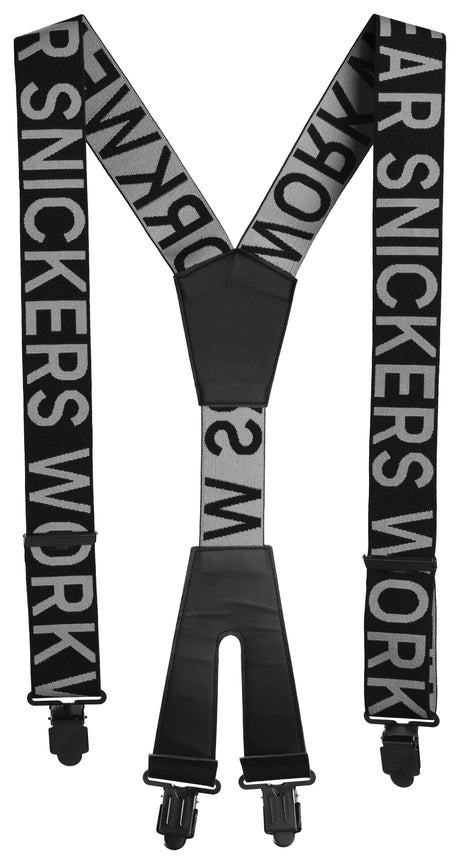 Snickers Logo Braces with Secure Clips – Durable, Ergonomic Elastic Braces for Everyday Comfort