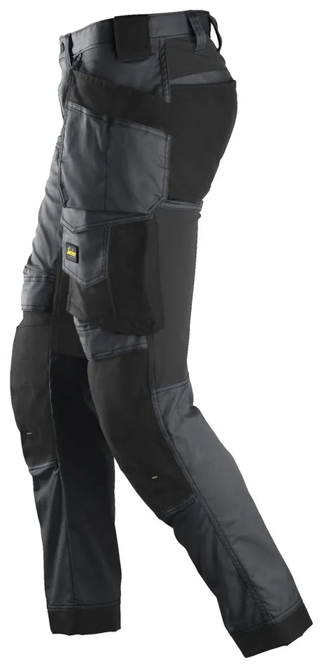 Snickers 6241 AllRoundWork Stretch Trousers Holster Pockets - Grey/Black