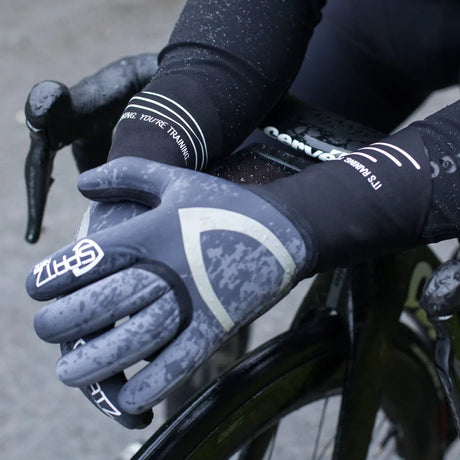 Spatz NEOZ Thermal Neoprene Rain Gloves - Waterproof, High-Grip Cycling Gloves for Cold Weather
