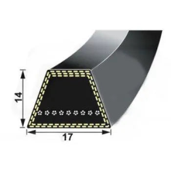 SPB3270 V-Belt (16.3x13mm) - 3292mm Outside Length | Fahr KM25