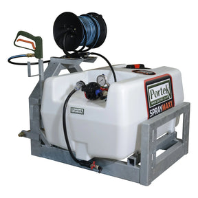 Portek SprayMaxx 200 Litre 3 Point Linkage Sprayer with 6m Hose & Hand Lance with 30m Hose Reel