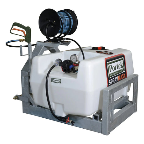 Portek SprayMaxx 200 Litre 3 Point Linkage Sprayer with 6m Hose & Hand Lance with 30m Hose Reel