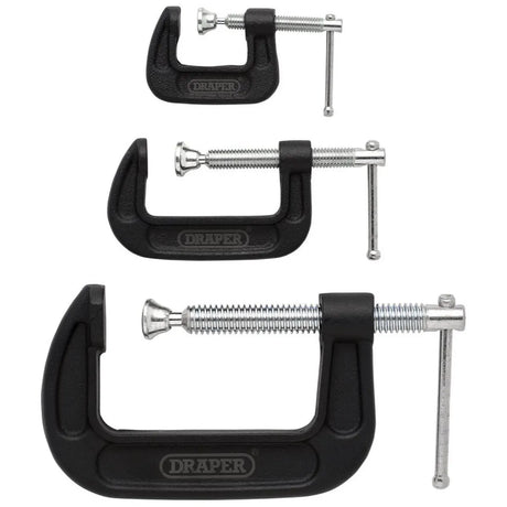 Draper Heavy Duty G-Clamp Set (3 Piece)