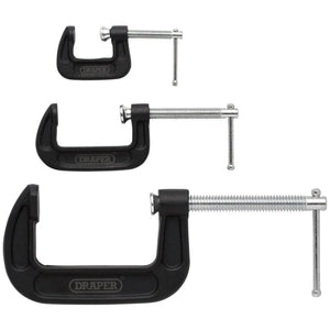 Draper Heavy Duty G-Clamp Set (3 Piece)