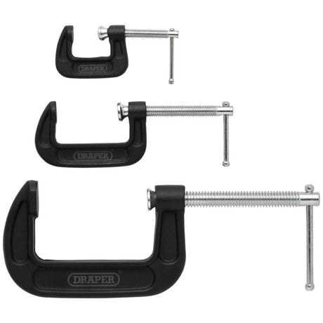 Draper Heavy Duty G-Clamp Set (3 Piece)
