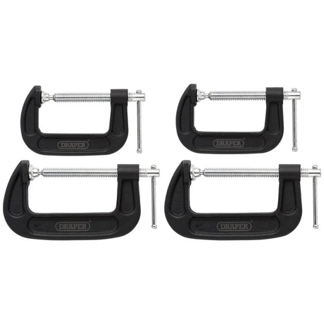 Draper Heavy Duty G-Clamp Set (4 Piece)